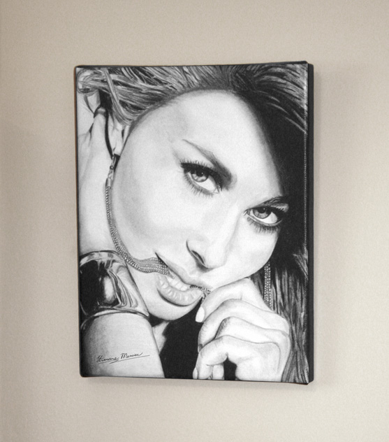 Carmen Electra Artwork Sketch