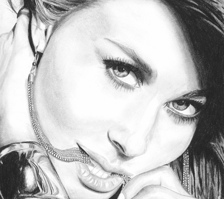 Carmen Electra Artwork Sketch