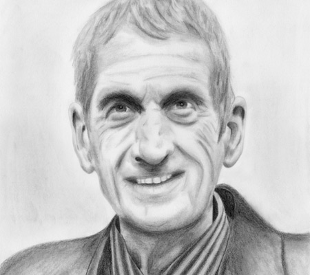 Raoul "Fat" Gilbertson Pencil Sketch